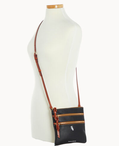 MLB White Sox North South Triple Zip Crossbody