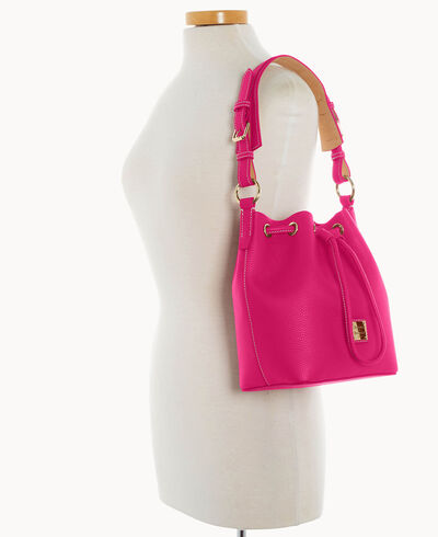 Lucca Leather Small Drawstring
