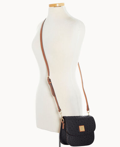 Ostrich Saddle Bag