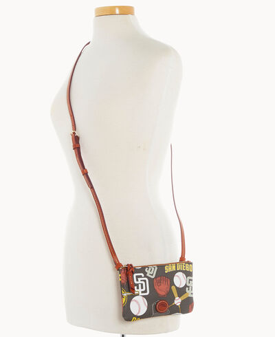 MLB Padres Top Zip Crossbody