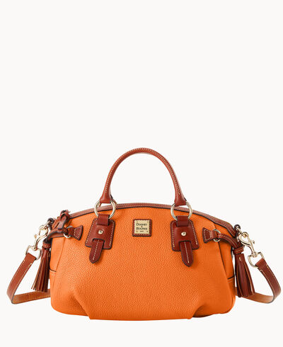 Pebble Grain Medium Mail Satchel
