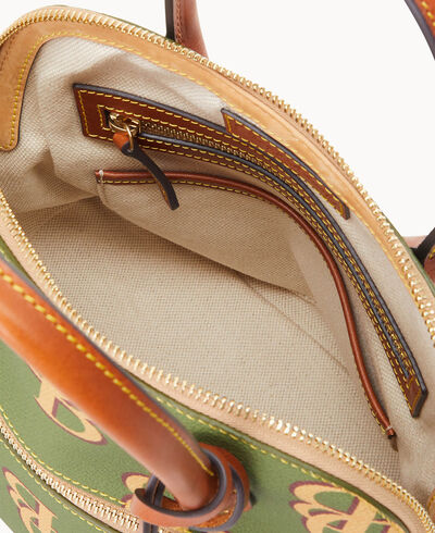 Monogram Domed Satchel
