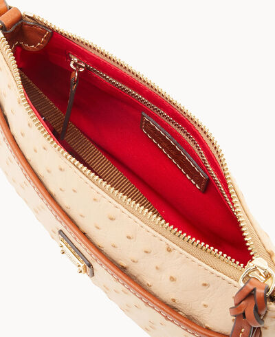 Ostrich Lola Pouchette Crossbody