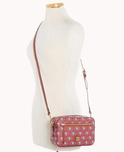 NFL 49ERS Camera Zip Crossbody