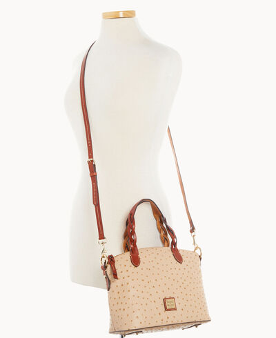 Ostrich Small Heidi Satchel