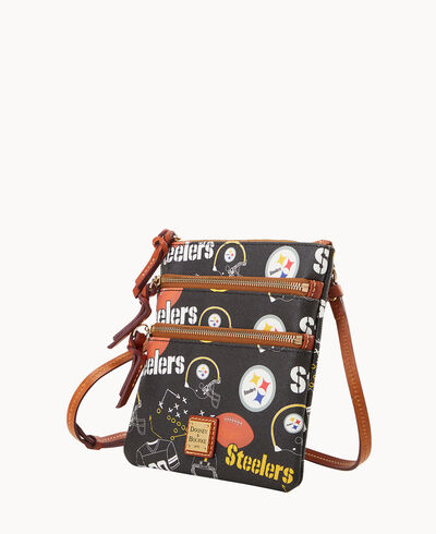 NFL Steelers North South Triple Zip Crossbody