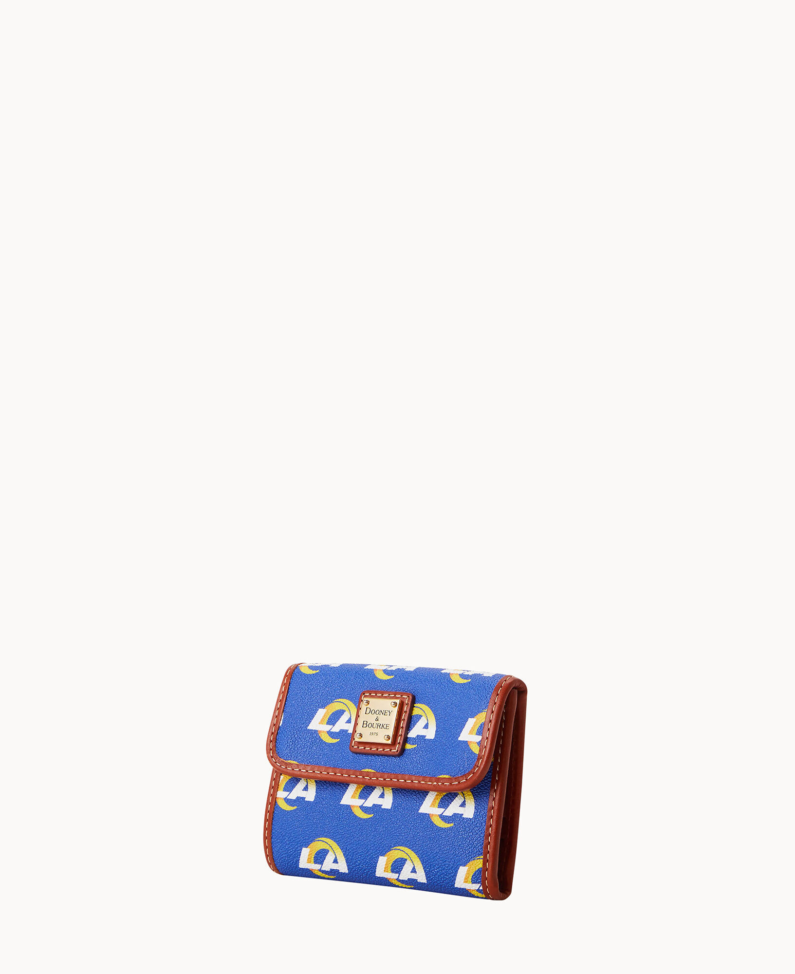 Dooney Bourke NFL Rams Flap Credit Card Wallet