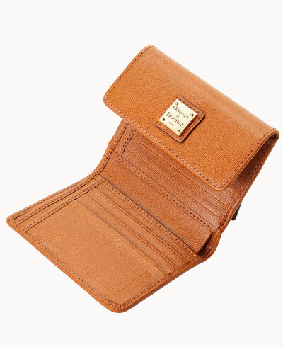 Saffiano Small Flap Wallet
