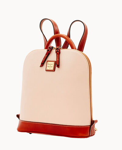 Pebble Grain Zip Pod Backpack