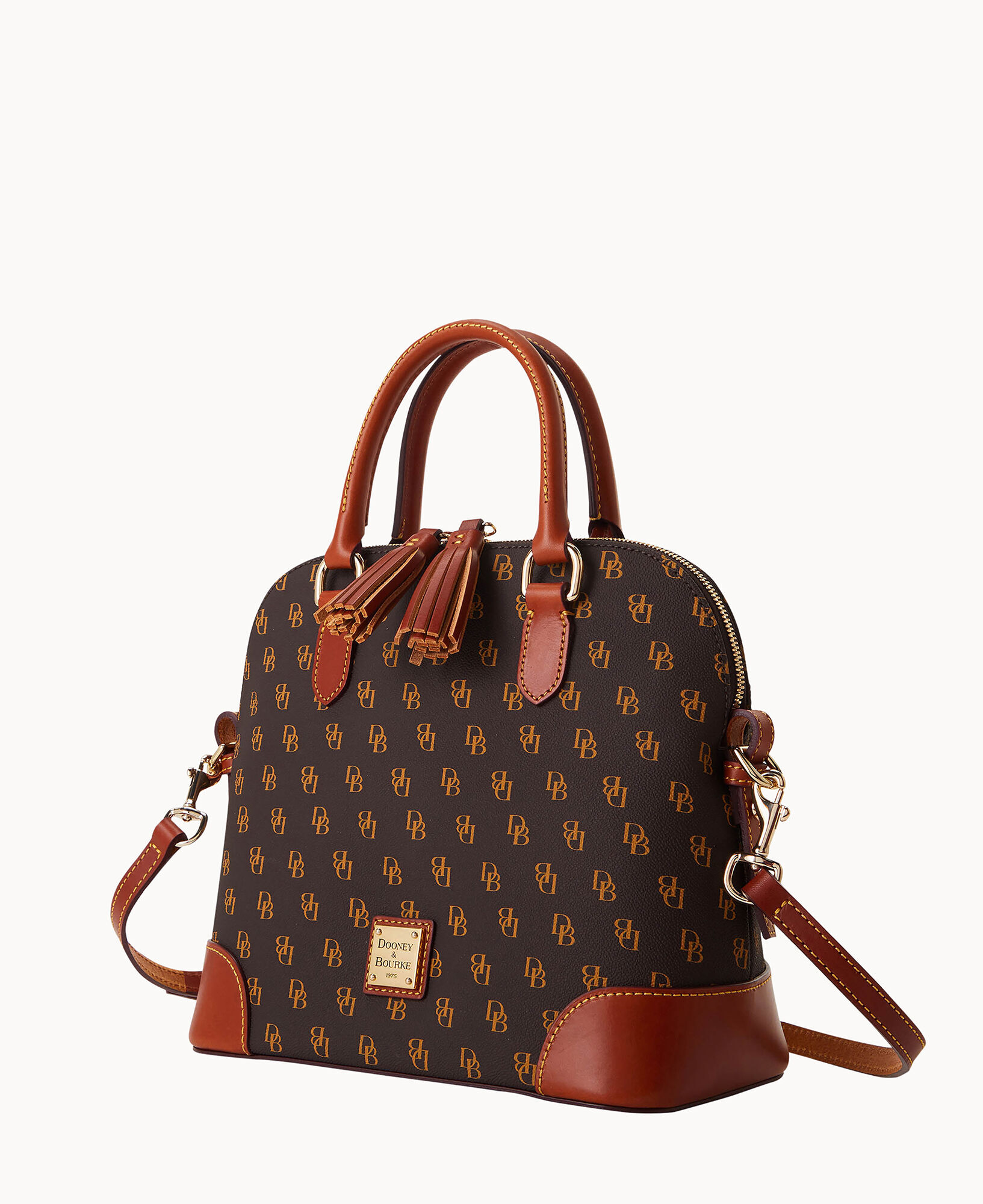 Dooney & Bourke Monogram Large Domed Satchel