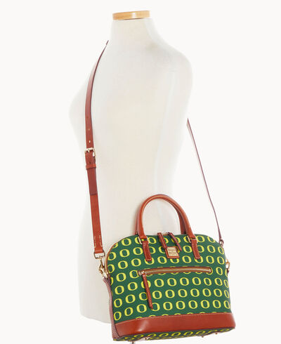 Collegiate Oregon Domed Zip Satchel