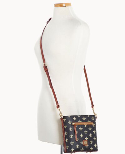 NFL Saints Small Zip Crossbody