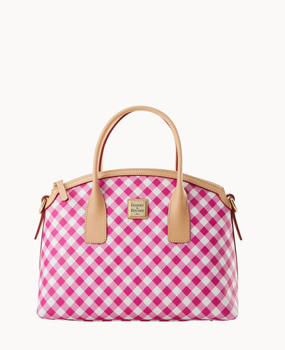 Gingham II Domed Satchel