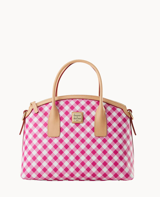 Gingham II Domed Satchel