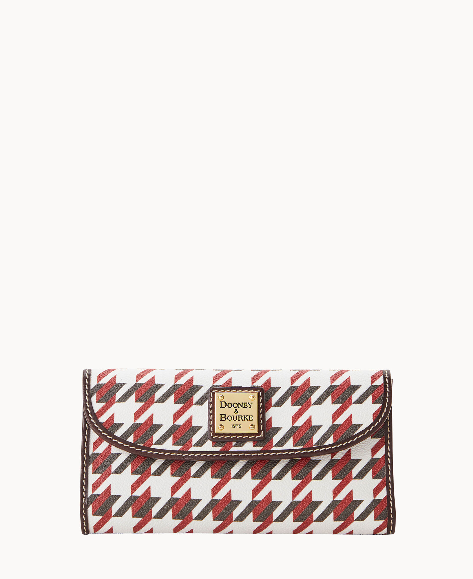 Dooney Bourke Houndstooth Continental Clutch