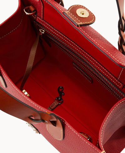 Pebble Grain Gia Satchel