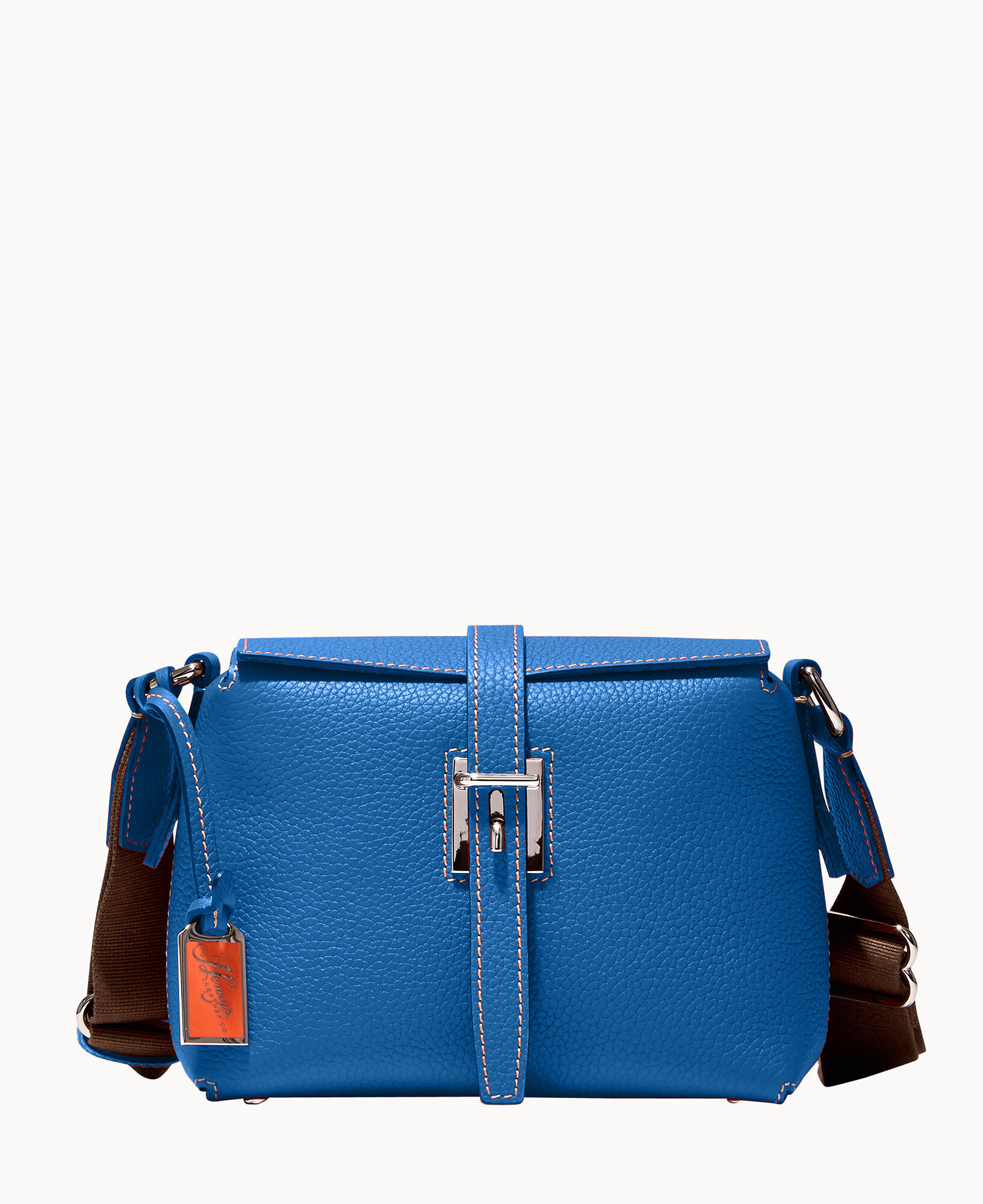 Large foldover crossbody bag top