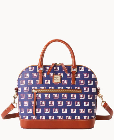 NFL NY Giants Domed Zip Satchel