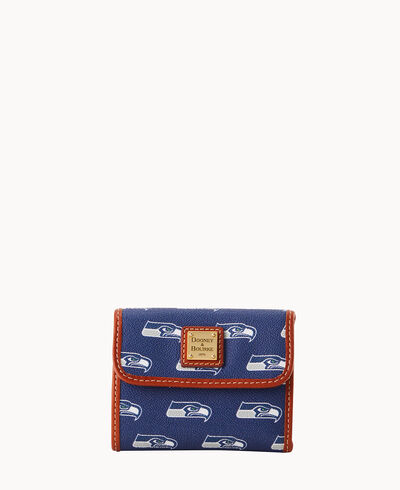 NFL Seahawks Flap Credit Card Wallet