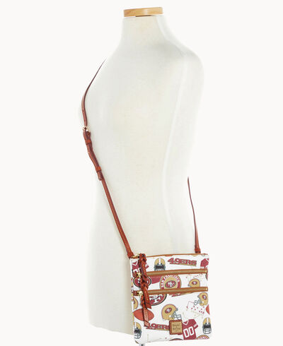 NFL 49ers N S Triple Zip Crossbody