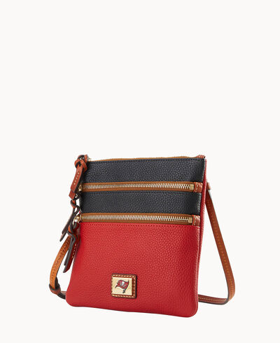 NFL Buccaneers Triple Zip Crossbody
