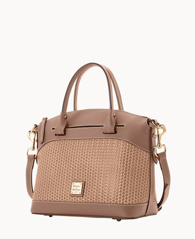 Beacon Woven Domed Satchel