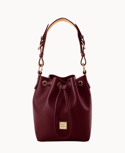 Lucca Leather Small Drawstring