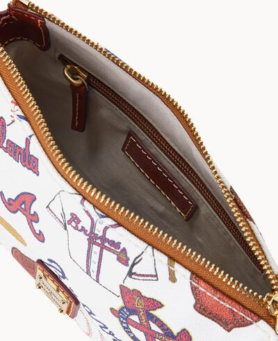 MLB Braves Crossbody Pouchette