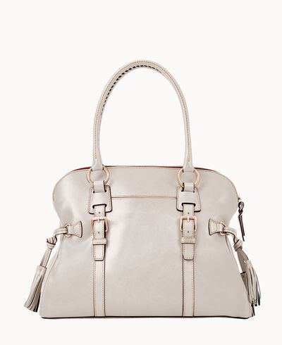 Florentine Domed Buckle Satchel