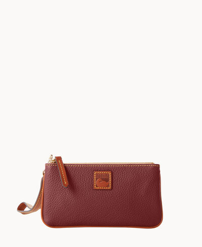 Pebble Grain Medium Wristlet