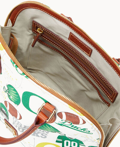 Collegiate University of Oregon Zip Zip Satchel