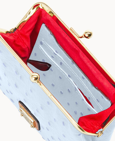 Ostrich Large Frame Purse