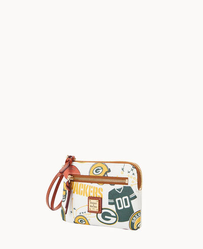 NFL Packers Zip Around Wristlet