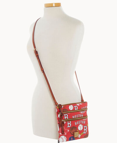 MLB Red Sox N S Triple Zip Crossbody