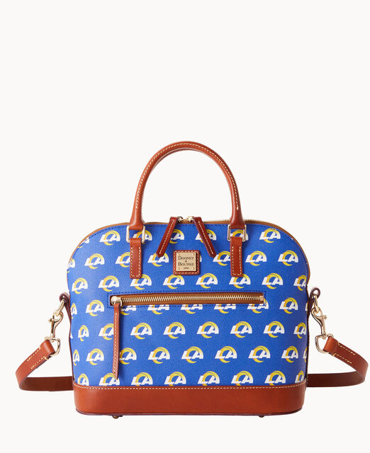 NFL Rams Domed Zip Satchel