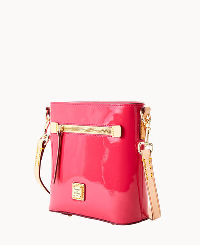 Patent Small Zip Crossbody