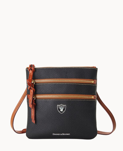 NFL Raiders Triple Zip Crossbody