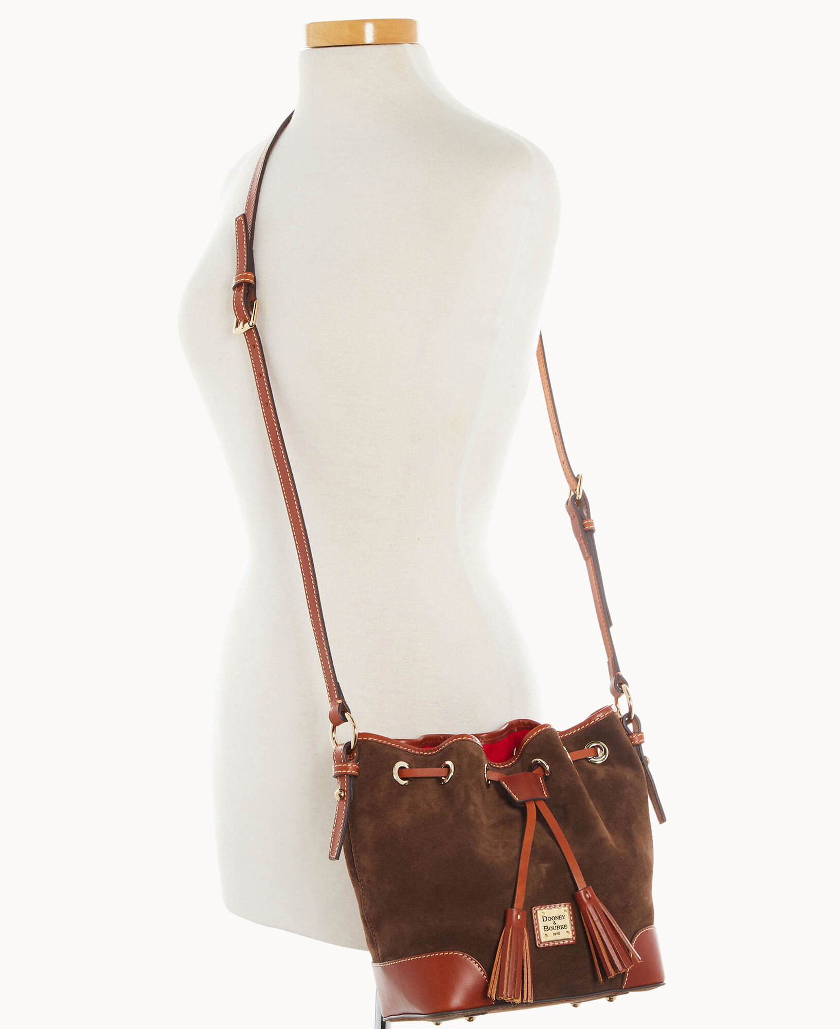 Dooney bourke suede handbags deals