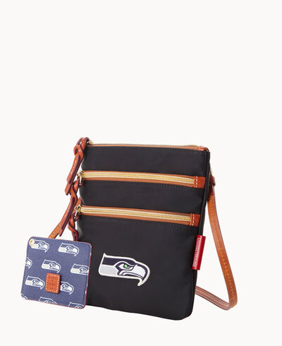 NFL Seahawks N S Triple Zip w ID holder