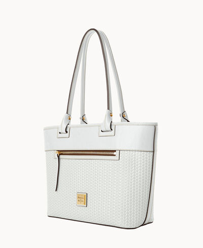 Beacon Woven Zip Tote