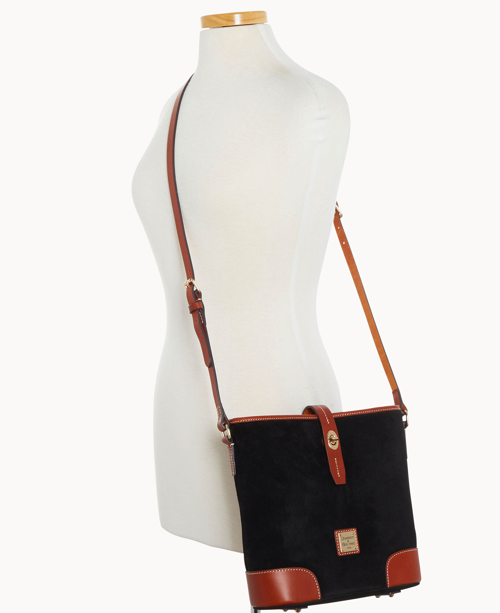 Dooney & store bourke suede satchel