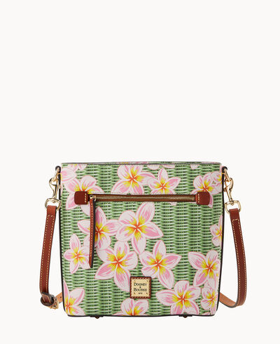 Plumeria Zip Crossbody