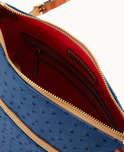 Ostrich Tassel Crossbody