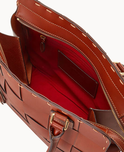 Alto Woven Rectangular Satchel