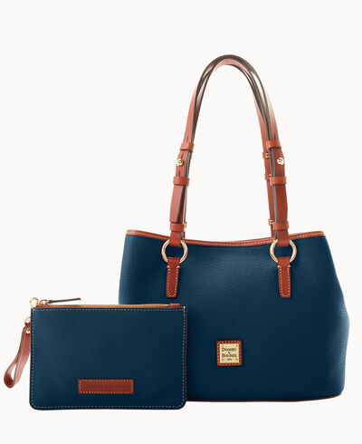 Pebble Grain Small Briana with Pouch