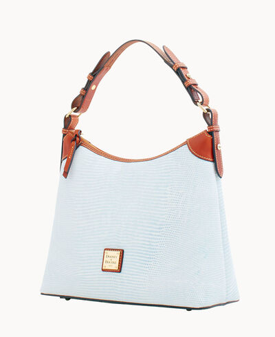Embossed Lizard Hobo