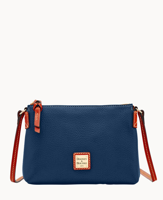 Pebble Grain Crossbody Pouchette