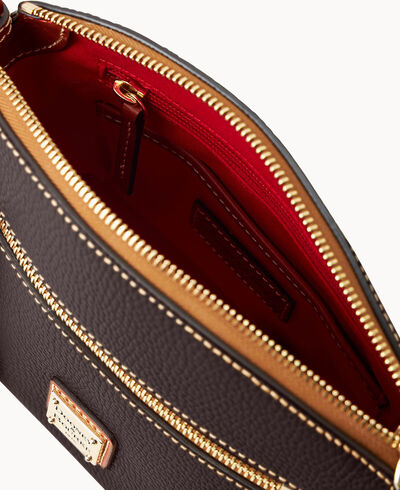 Pebble Grain Domed Crossbody