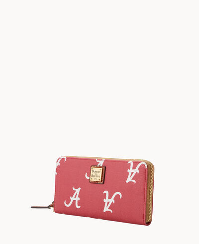 Collegiate University of Alabama Large Zip Around Wristlet