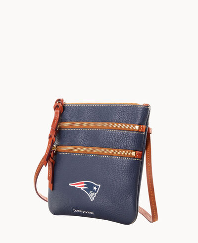 NFL Patriots Triple Zip Crossbody